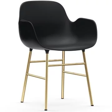 1400914_Form_Armchair_Steel_Brass_Black_Plastic_Black_Normann-Copenhagen-ilumia