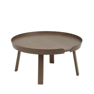 Stolik kawowy Around-large-stained-dark-brown-Muuto-ilumia