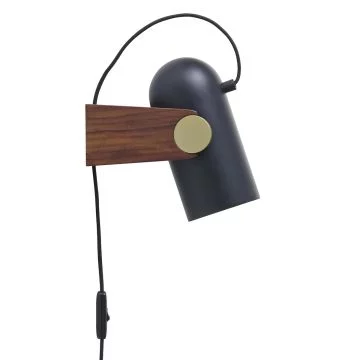 Carronade_lampa_stołowa_ścienna_czarna_Le_Klint_ilumia