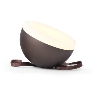 Sphere_lampa_mobilna_brązowy_New_Works_ilumia