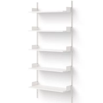 1900_Shelf_regał_z_5_pólkami_biały_New_Works_ilumia