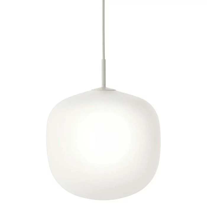 Muuto Rime 12 glass pendant lamp grey cord 22418