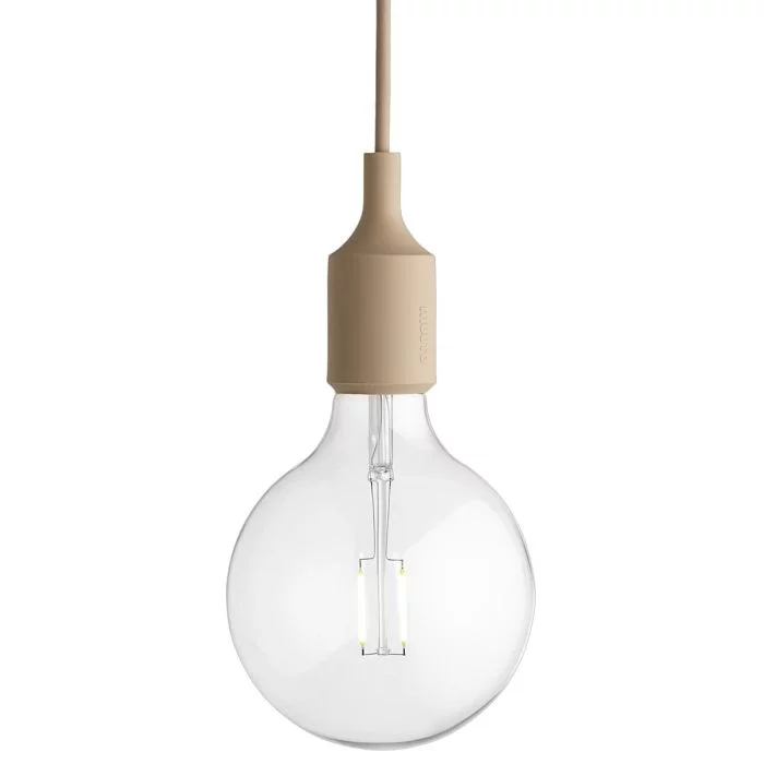 e27 led nude silikonowa lampa wisząca typu żarówka 05286
