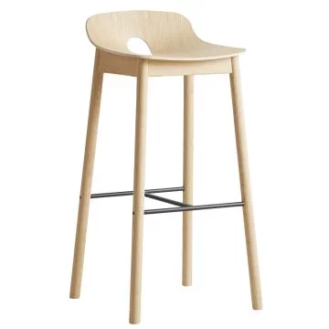 Mono WOUD Counter Stool 75cm - Oak | Wooden Bar Stools at ilumia