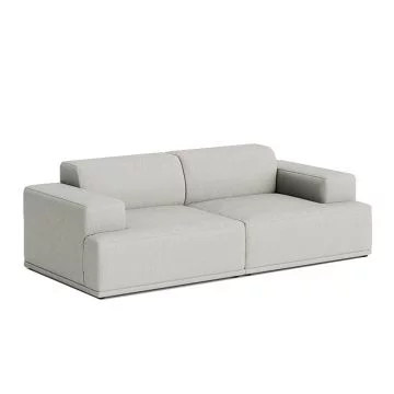 Connect Soft Sofa Modułowa, tkanina Divina 190, Kvadrat – 2-osobowa w cenie PLN18,189.57 ilumia in MUUTO, DESIGNERS, FURNITURE, Anderssen & Voll, SOFAS, MODULAR SOFAS, 2-SEATER SOFAS