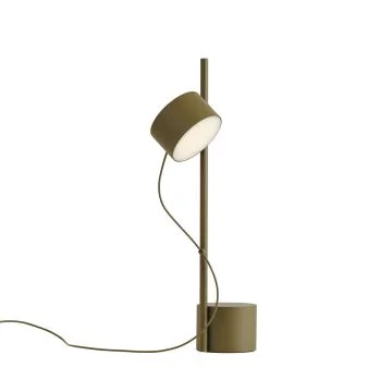 Post - Nowoczesna Lampa Stołowa Oliwkowa od Muuto | Designerskie Oświetlenie - ilumia