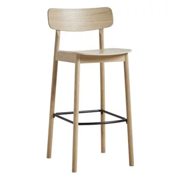Soma WOUD Counter Stool 75cm - Oak | Wooden Bar Stools at ilumia