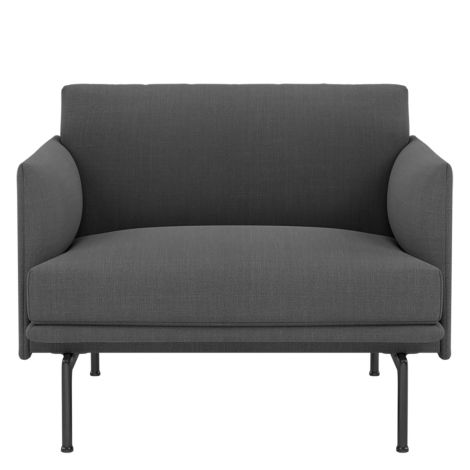 Outline_fotel_tkanina_remix_163_ciemnoszary_Muuto_ilumia