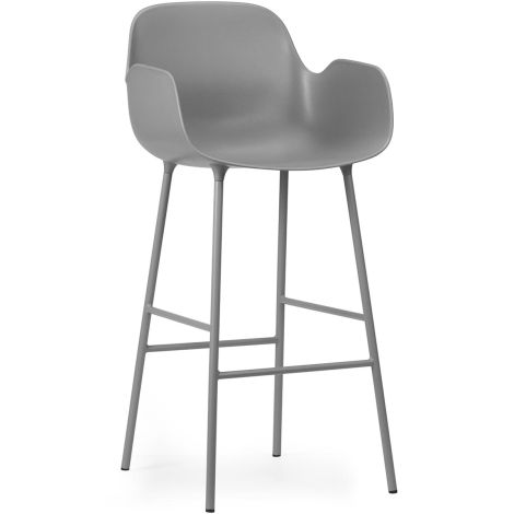 1402020_Form_Bar_Armchair_75cm_Steel_Grey_Normann_ilumia