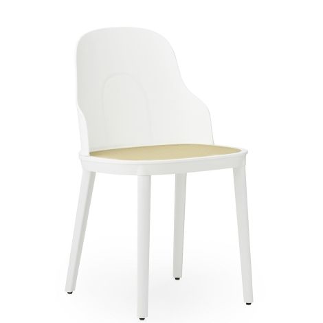 304046 Allez krzesło modułowe z ażurowym siedziskiem-białe Copenhagen ilumia