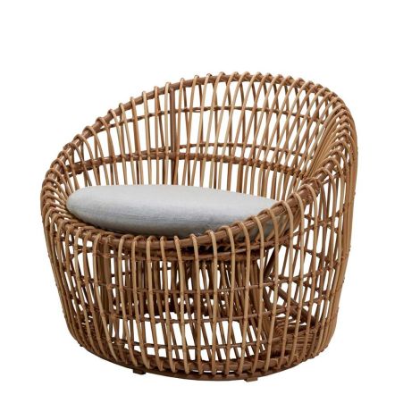 Nest_okrągły_fotel_Outdoor_Cane-line_ilumia
