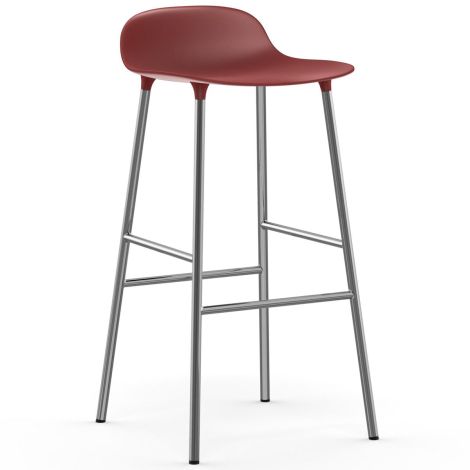 603167_Form_Barstool_75cm_RedChrome_Normann-Copenhagen-ilumia---