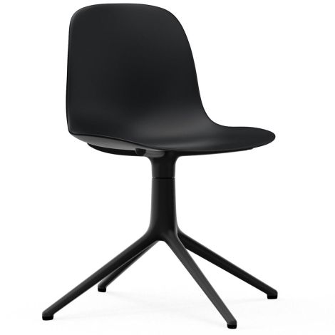 606012_Form_Chair_Swivel_4L_Black_BlackAlu_Normann_Copenhagen_ilumia