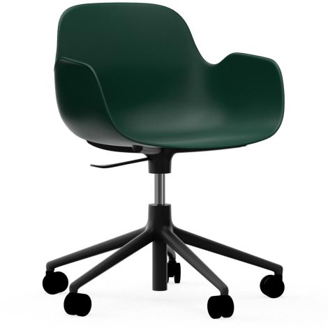 606154_Form_Armchair_Swivel_5W_Gaslift_Green_BlackAlu_Normann_Copenhagen_ilumia