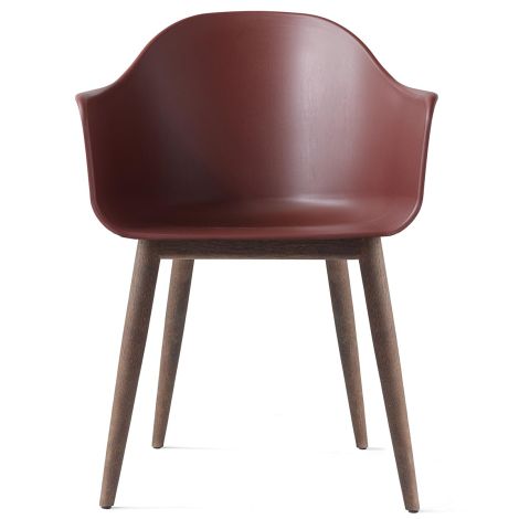 Harbour_Armchairhair_krzesło_fotel_stołowy_ciemnoczerwony_ciemny_dąb_Menu_ilumia