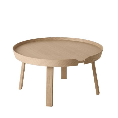 Around drewniany stolik kawowy naturalny dąb muuto ilumia