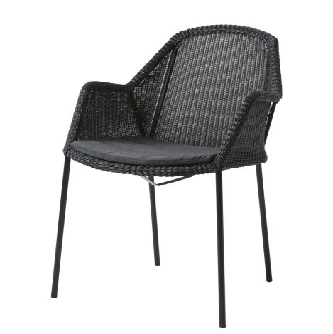 Breeze_krzesło_ogrodowe_czarne_Cane-line_ilumia