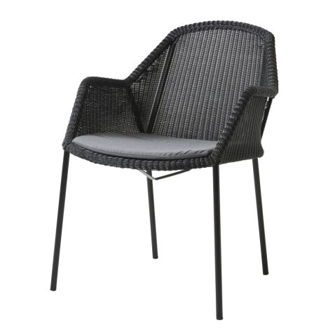 Breeze_krzesło_ogrodowe_czarne_Cane-line_ilumia