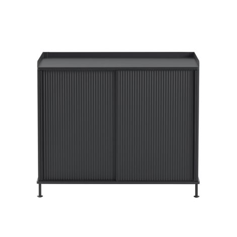 Enfold-Sideboard-tall-mono-black-front-Muuto-ilumia-900x900