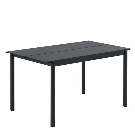 Linear-steel-outdoor-table-140-black-Muuto-ilumia