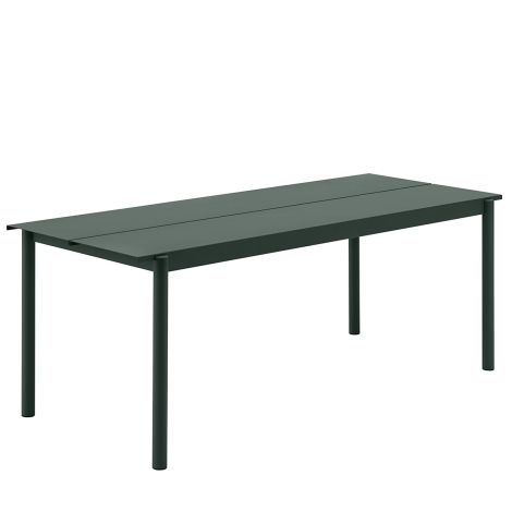 Linear-steel-outdoor-table-200-green-Muuto-ilumia