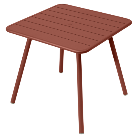 LUXEMBOURG_TABLE_80x80_4_PIEDS_OCRE_ROUGE
