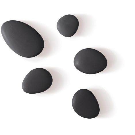 The_Hooks_wieszaki_uchwty_porcelanowe_do_łazienki_zestaw_5_złamana_czerń_Maomi_ilumia