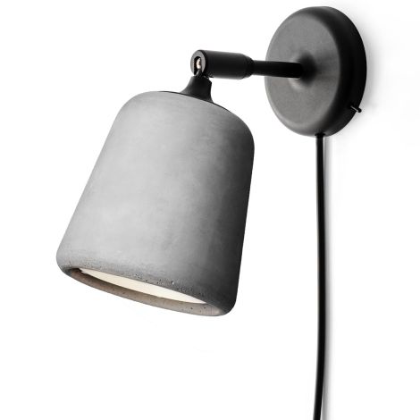 Material_lampa_ścienna_kinkiet_jasnoszary_beton_New_Works_ilumia