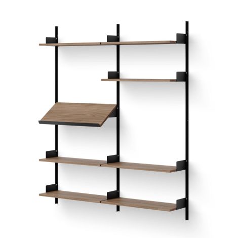 regał_ścienny_z_półką_na_czasopisma_orzech_czarny_New_Works_ilumia