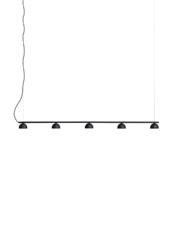 Blush_lampa_wisząca_z_5_kloszami_czarny_Northern_ilumia