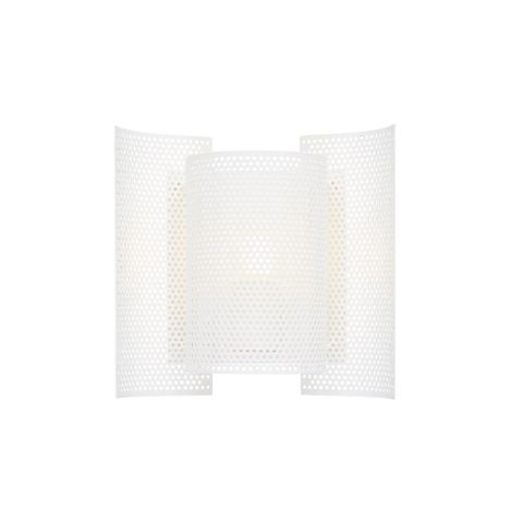 Butterfly lampa ścienna z perforowanej stali- biały Northern ilumia