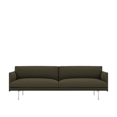 Wyprzedaż - Outlet - Outline_sofa_3_osobowa Divina Kvadrat_Muuto_ilumia