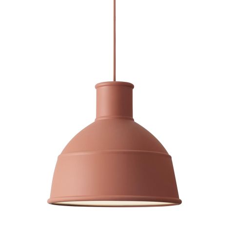 14209 Unfold - ponadczasowa lampa industrialna z silikonu - terakota