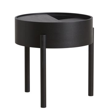 Arc Stolik Kawowy Ø42cm - Czarny | Nowoczesny Design | ilumia.pl