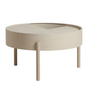 Arc Stolik Kawowy Ø66cm - Jesion | Nowoczesny Design | ilumia.pl