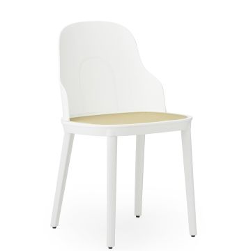 304046 Allez krzesło modułowe z ażurowym siedziskiem-białe Copenhagen ilumia
