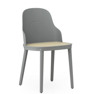 304047 Allez krzesło modułowe z ażurowym siedziskiem-szary Copenhagen_ilumia
