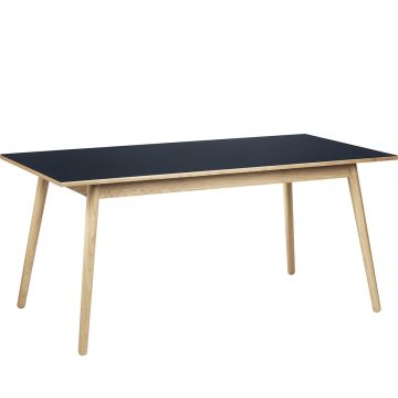C35A_82x82cm_klasyczny_stół_drewniany_dąb_ciemnoniebieski_FDB_Mobler_ilumia