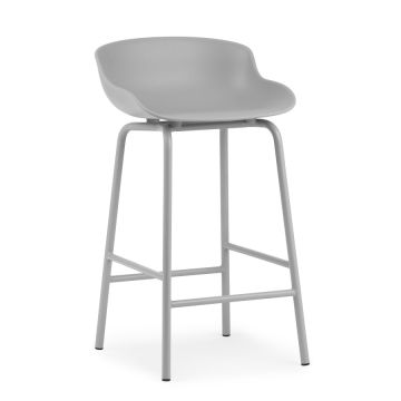 Hyg-stołek-barowy-65cm-szary-stal-Normann-Cph-ilumia