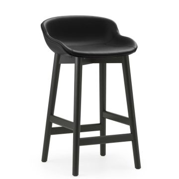 Hyg-stołek-barowy-tapicerowany-skóra_65cm-dąb-Normann-Cph-ilumia