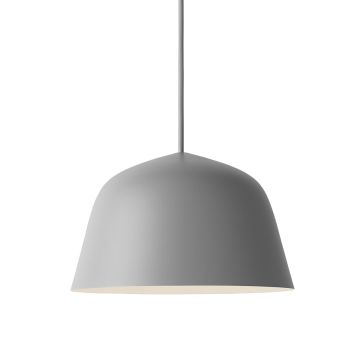 Ambit Ø25 cm uniwersalna i nowoczesna lampa wisząca szara muuto ilumia