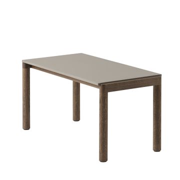 Couple_stolik_kawowy_mały_taupe_ciemny_dąb_Muuto_ilumia