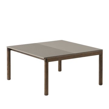 Couple_stolik_kawowy_średni_taupe_ciemny_dąb_Muuto_ilumia