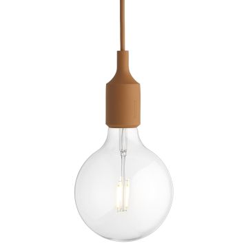 E27 LED oryginalna lampa wisząca typu żarówka - brązowa