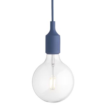 E27 LED oryginalna lampa wisząca typu żarówka - niebieska