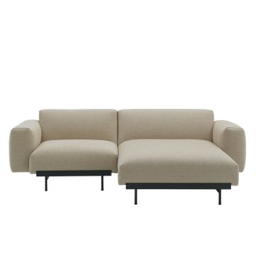 In Situ Muuto Sofa Modułowa, Rogowa 2-osobowa, Szezlong - Beżowa |Designerskie Sofy w ilumia.pl 