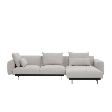 In Situ Muuto Sofa Modułowa, Rogowa 3-osobowa, Szezlong - Szara |Designerskie Sofy w ilumia.pl 