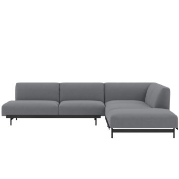 In Situ Sofa Modułowa, Rogowa z Szezlongiem - Tkanina Ocean 80
