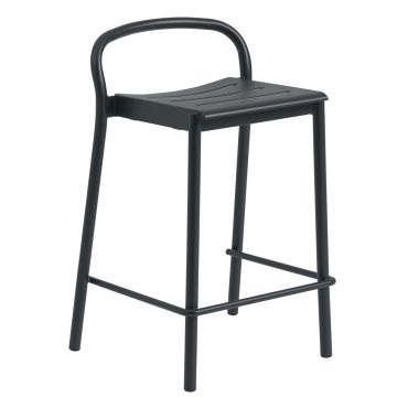 Linear_stołek_barowy_stalowy_h65cm_czarny_muuto_ilumia