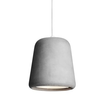 Material_lampa_wisząca_jasnoszary_beton_New_Works_ilumia